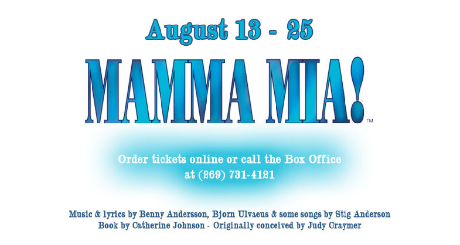 Mamma Mia at the Barn Theatre August 13 - 25, 2019
