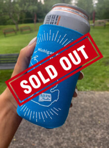 blue koozie sold out