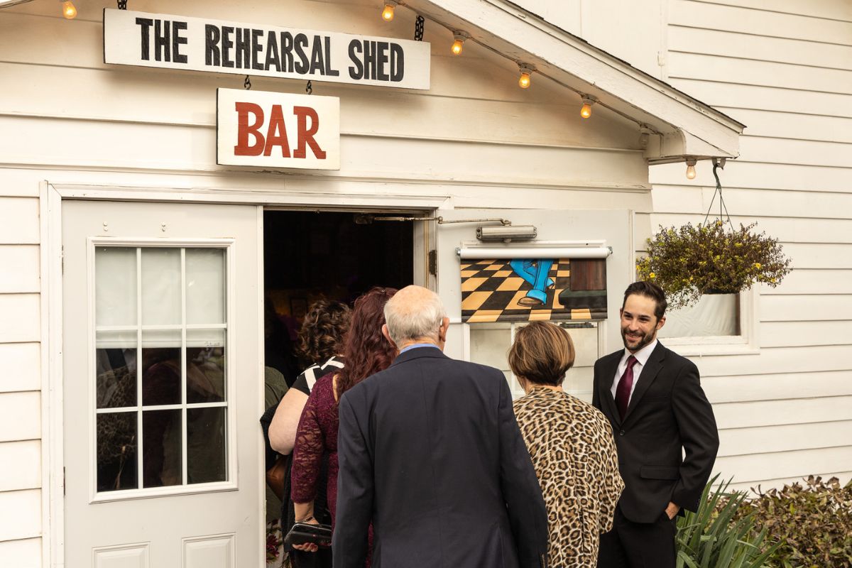 People Entering the Rehearsal Shed