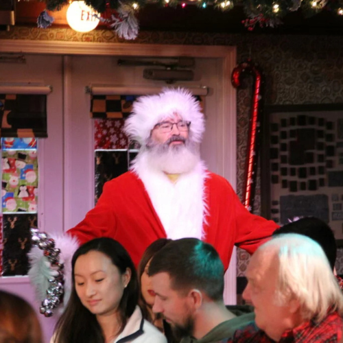 christmas cab - santa